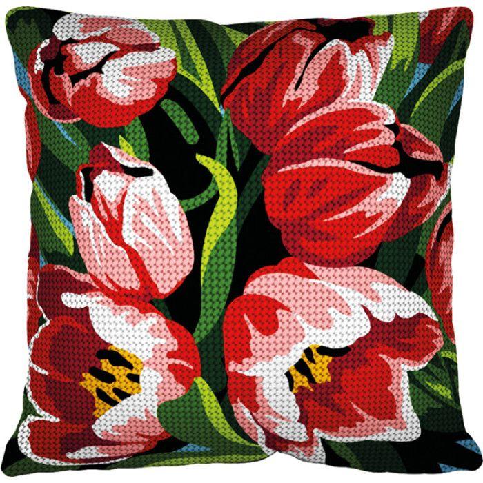 Tulips Canvas Cushion Kit
