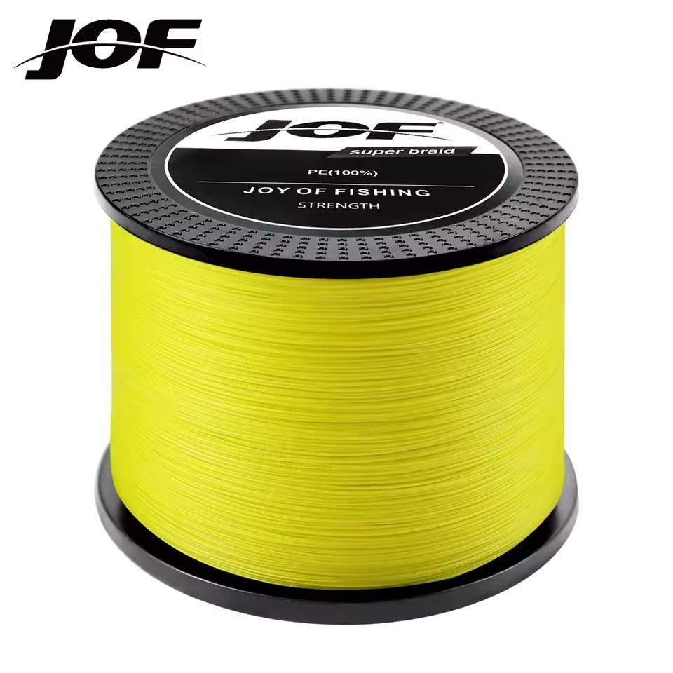 JOF X8 Braided Fishing Line 1000M 500M 300M 8 Strands MultiColor Multifilament Saltwater PE Line 20 30 40 50 60 80 100LB