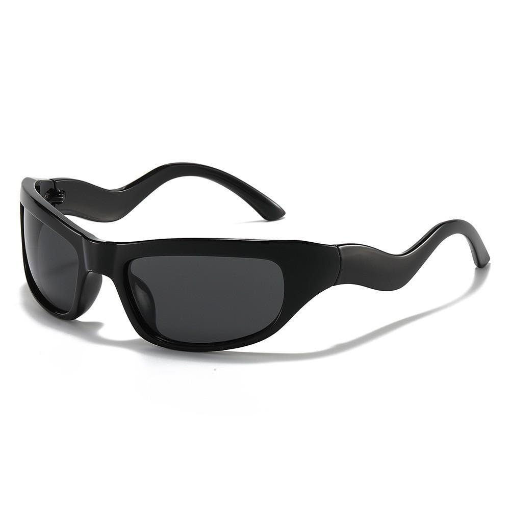2024 New Arrivals Designer Sports Sunglasses Custom Logo Uv400 Custom Sports Cycling Y2K Sunglasses Men