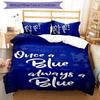 3pcs Chelsea FC Logo Pattern Bedding Set Duvet Cover Set Includes Duvet Cover &pillowcases,perfect All Season Bedroom Decoration&gift
