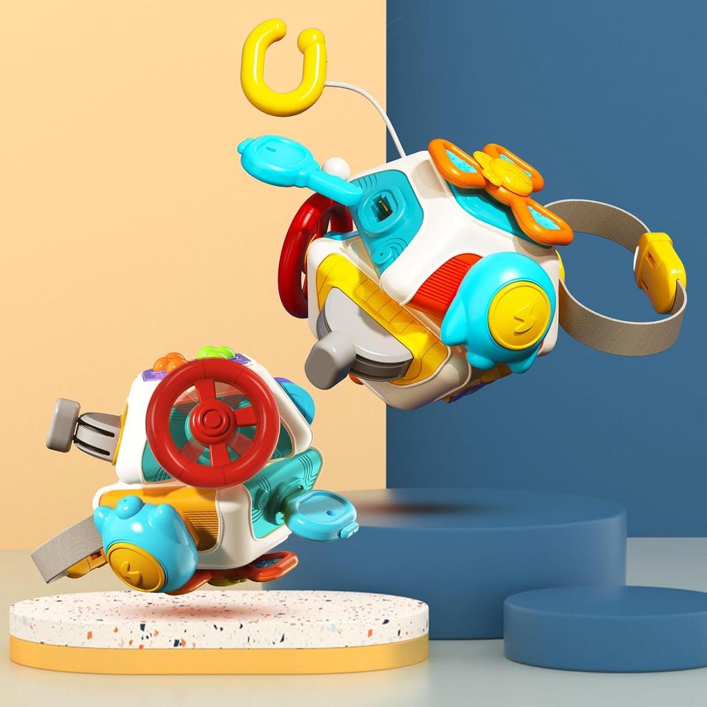 Montessori Toys for 1 2 3 4 5 Year Old Boy Girls Busy Cube Sensory Toddler Toys Age