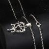 4PCS Personality Cross Necklace Set Gothic Style Crucifix Pendant Chain  Church
