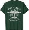 B17 Flying FortressVintage Aircraft  B17 Bomber Design100cotton Casual Oneck Short Sleeve Printed Mens Tshirt