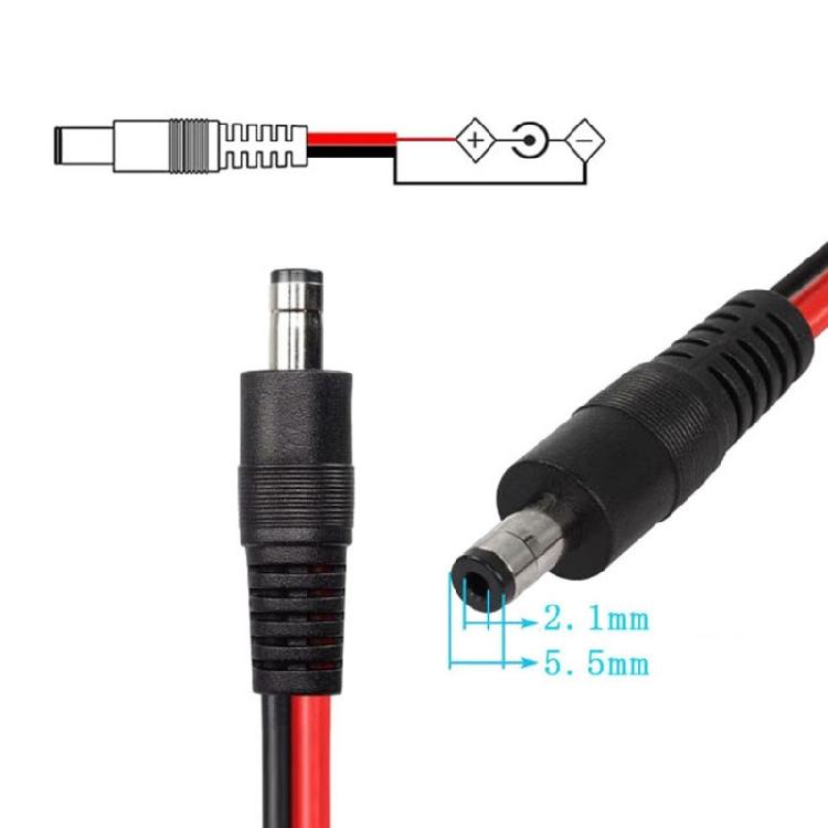 14AWG XT60I Female to DC5521 Male Extension Cord Wire Charging Adapter Cable for Energy Transfer Efficiently