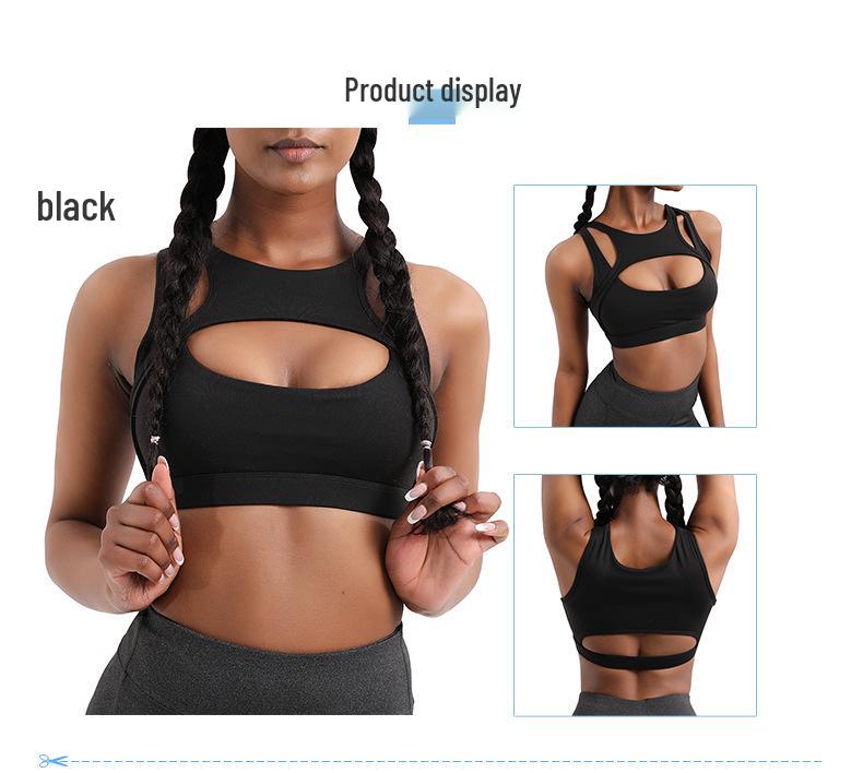 Women's Shockproof Sports Bra - New Large Bust Style for Running, Fitness, Yoga