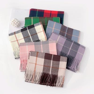 Autumn And Winter New British Retro Style Student Couple Warm And Windproof Scarf Shawl Imitation Cashmere Shawl