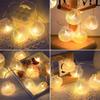 1PC LED Sea Shell Lamp String Starfish Lighting Strings Atmosphere Light Suitable for Festival Room Wedding Party Decoration Lamps Battery-Powered