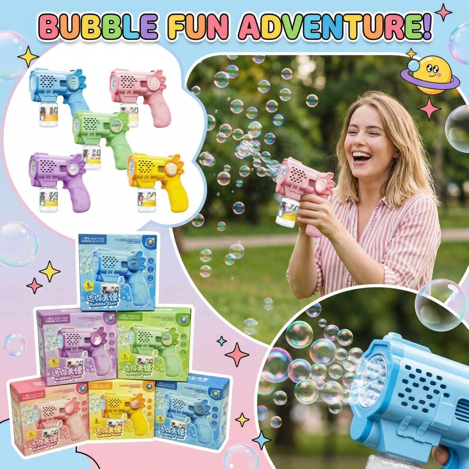 

Bubble /bubble Machine, Comes With A Free Bottle Of Pre-filled Bubble Solution, Perfect Outdoor Gift For Boys And Girls.(Random Color)50ml One Size