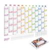 1117 Calendar Large Wall Calendar 161 Days Planner Sheet To Do List Check-In Plan Daily Weekly Agenda Schedule Organize Planning