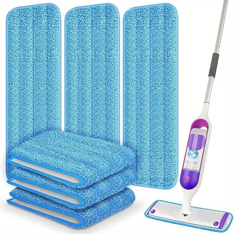 Hands-Free Spray Mop with Microfiber Cloth for Dry/Wet Use - Velcro Mop Accessories