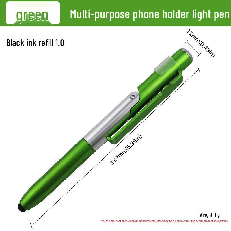 4-in-1 LED Lamp Phone Holder & Touch Screen Ballpoint Pen