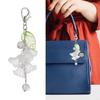Flower Leaf Keychain Unique Blossom Keyring Fashionable Floral Keychains Jewelry