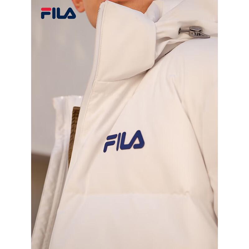 FILA Men's Winter Thickened Hooded Down Jacket