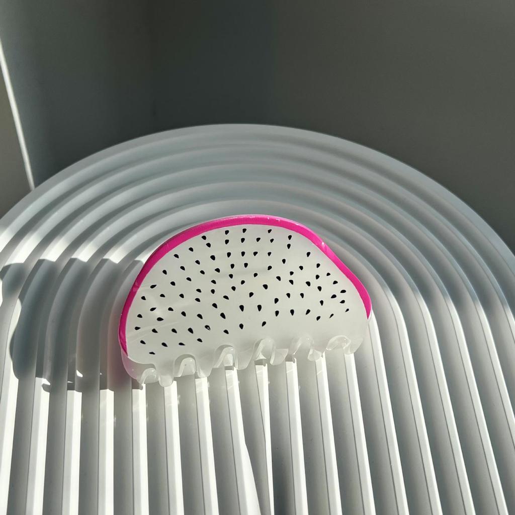 Große hochwertige Acryl-Fruchtklauen-Haarspange für Frauen - Sommerliches frisches Hochsteck-Accessoire