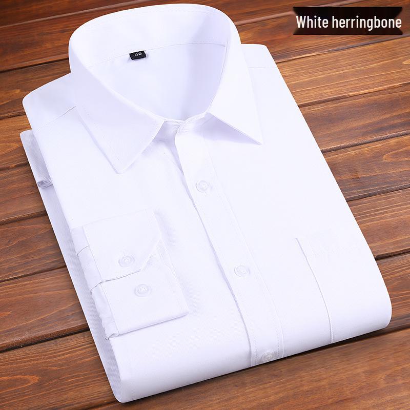 Men's Professional Business White Shirt – Long, Short, and Half Sleeves for Spring/Summer Formal and Casual Wear.