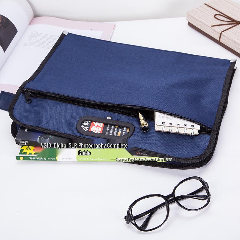 Double Layer B4 Oxford Cloth Document & Gift Bag with Handle