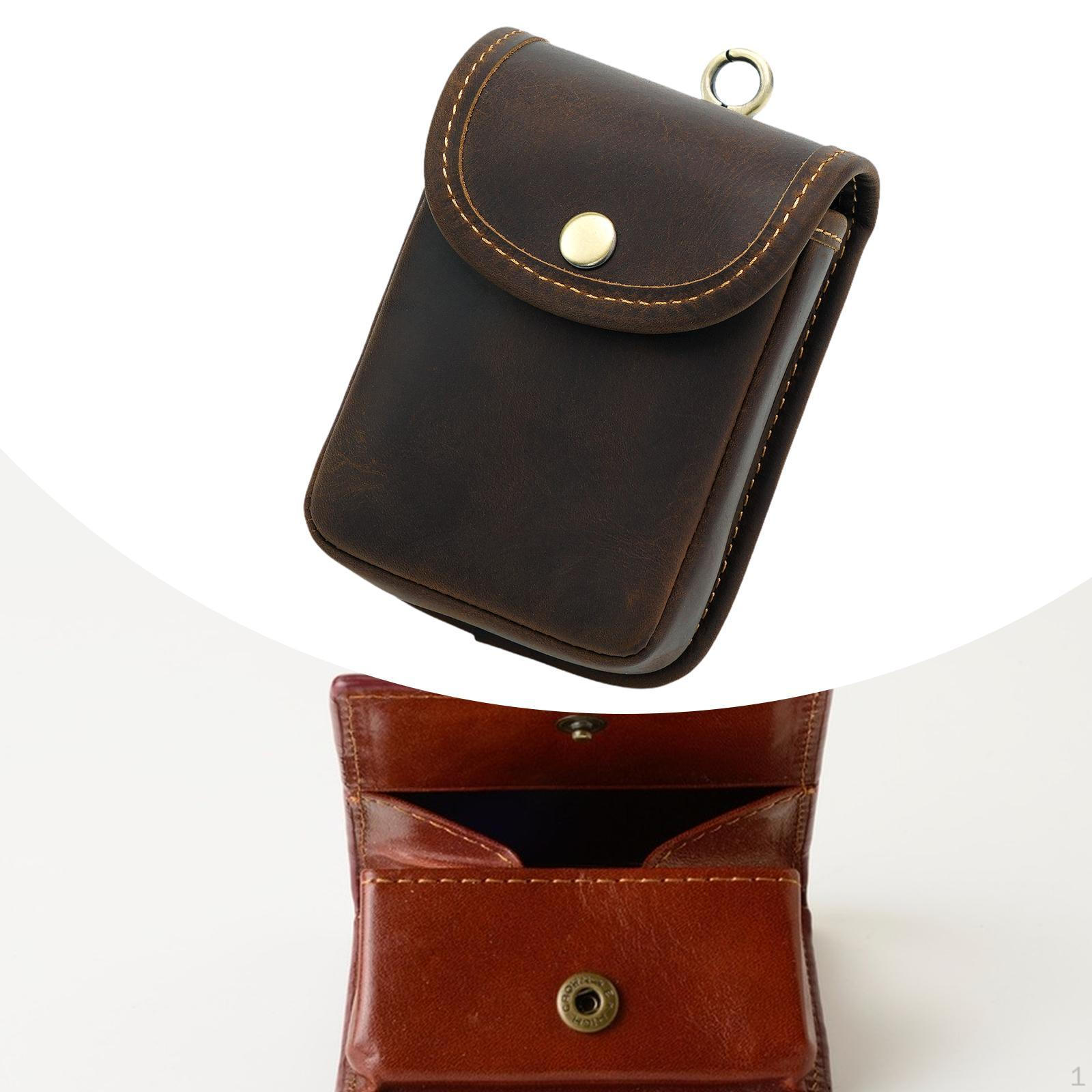 

Чоловіча поясна сумка Портативна Тонка Класичний Чохол для навушників для Бігу Кемпінгу Спорту кавовий