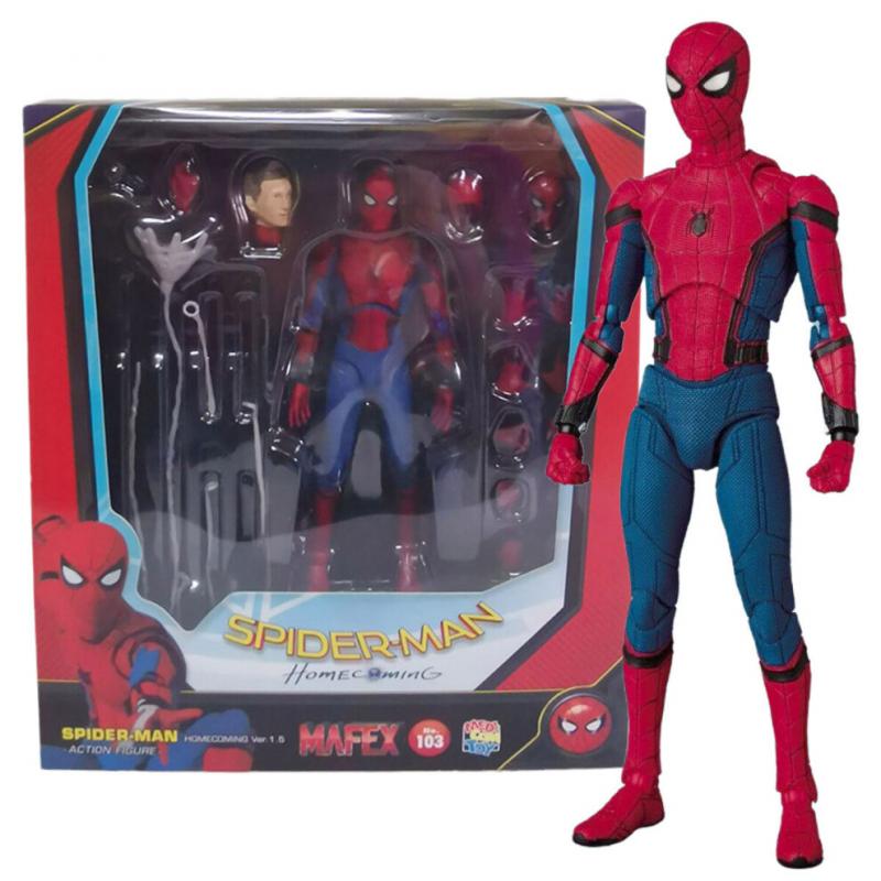 Figurină de Acțiune Marvel Spiderman Homecoming - Model PVC Spider-Man, 5,9 inci, Colecționabil în Cutie pentru Copii și Fani