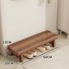 Wooden Shoe Changing Stool Living Room Bench Luxury Decorative Entrance Low Benches Multifunctional Modern Rectangular Stools