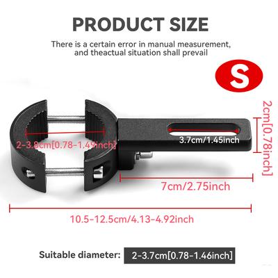 Aluminum Alloy Motorcycle Auxiliary Lights Bracket Spotlight Headlight Holder Bull Bar Motorcycle Fog Lights Mount Bracket Clamp