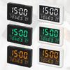Large screen simple style LED clock Japanese bedside alarm clock practical multi-function electronic clock 1020