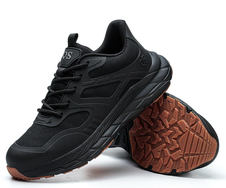 

Рабочая обувь мужская дышащая всесезонная, защитная обувь противоударная и проколостойкая, нескользящая и износостойкая, удобная и 48