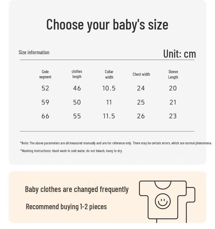 Babyprints Newborn Infant Pure Cotton All-Season Bodysuit