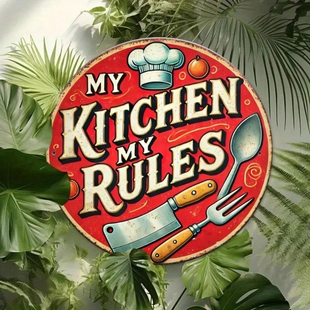 Vintage Metal Tin Sign Retro Wall Decor Funny Novelty Plaque for Home Bar Cafe Kitchen Garage