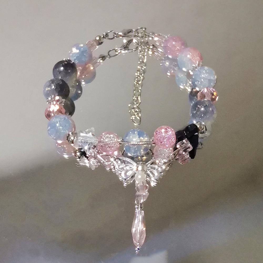 Mori Style Mermaid Crystal Bracelet – Versatile Niche Design for Women, Ideal for Students and Best Friends