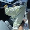 Mens Striped Quick Dry Pants Loose Straight Leg Casual Streetwear Cargo