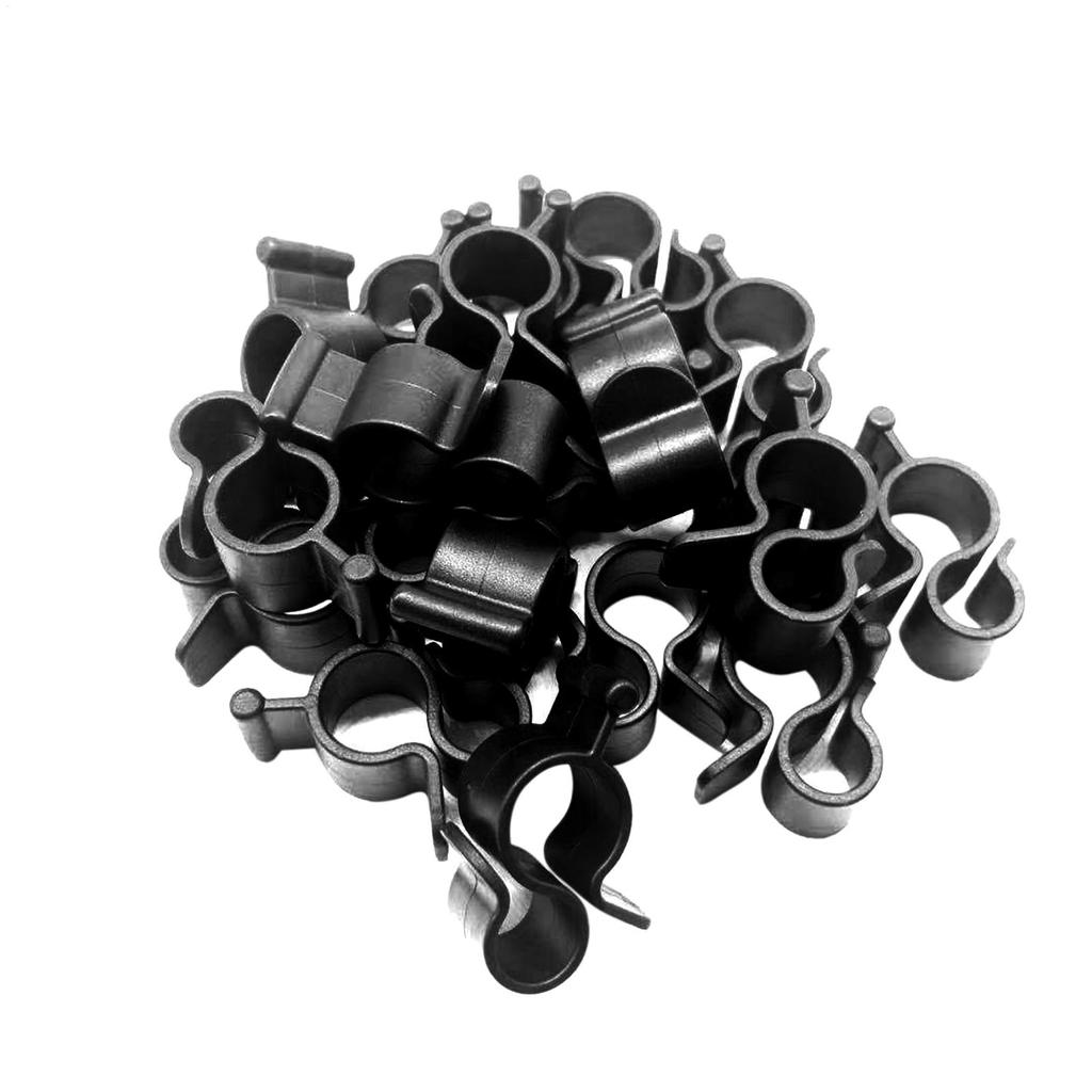 RV Awning Hooks 10Pcs Awning Clip For Rope Light RV Awning Edge Slot Hook To Hang LED Light Strip Cables String Lights Outdoor