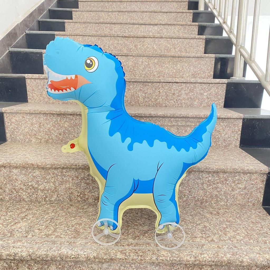 2025 Celebrity Animal Walking Balloon with Wheels - Children's Birthday Decoration Toy