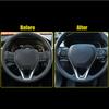 Carbon fiber internal Steering Wheel Trim 3pcs For Toyota RAV4 -