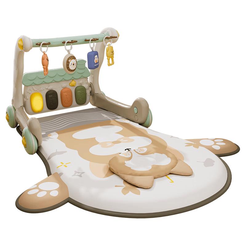 DEERC Baby Activity Play Mat with Foot Piano