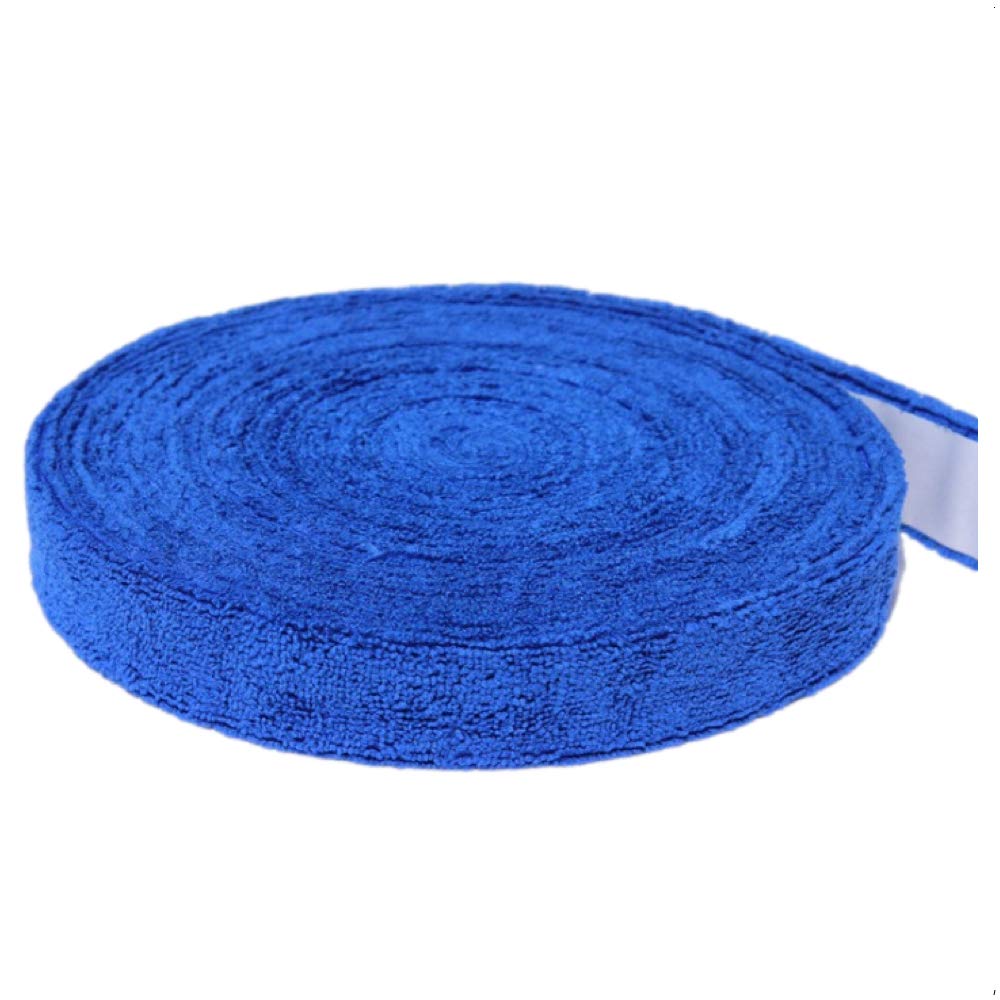 

TKY Towel Tennis Grip Tape for Badminton and 10m Grip, Rackets, Anti-Slip, Sweat-Absorbing, Dirt-Absorbing, (Blue) синий