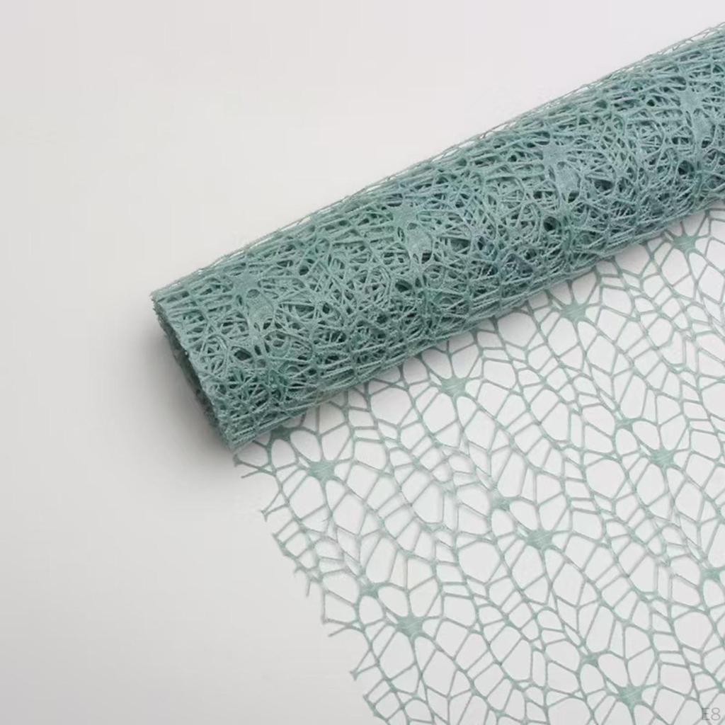 Jacquard Net Mesh Bouquet Wrap Table Runner for Events