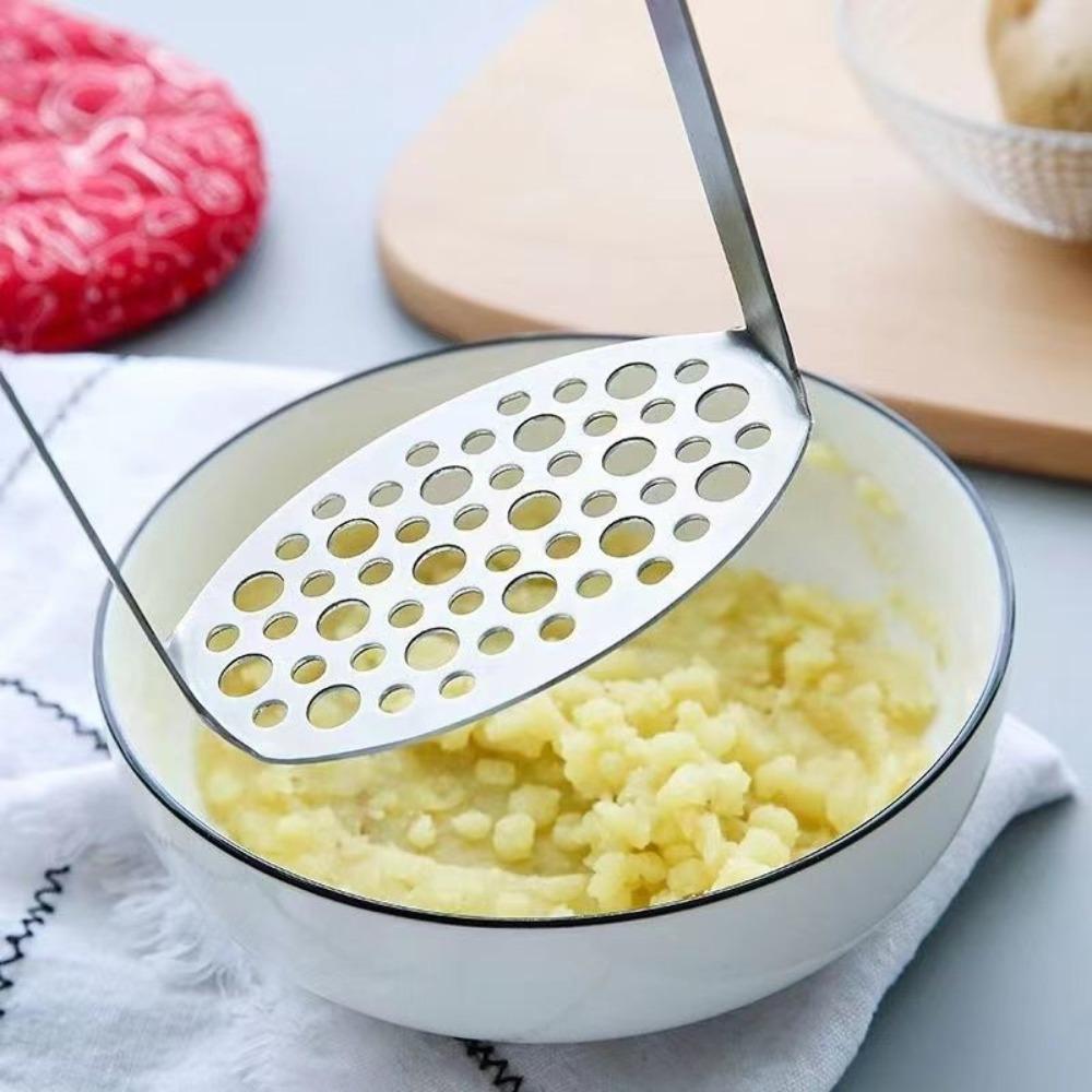 Handheld Potato Masher Non-slip Plastic Handle Potatoes Presser Portable Potato Smasher  Fruit