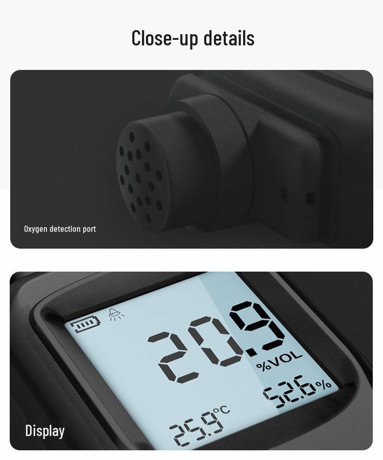 Yuwen YW-GS Portable O2 Detector & Alarm