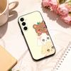 C-Cute A-ANITEEZ   phone Case For Samsung Galaxy A73,A72,A71,A70,A53,A52,A51,Others Soft Black Shell