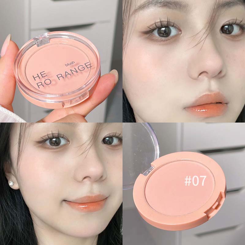 HERORANGE Puderrouge natürliche matte Farbe geringe Sättigung Nude Koreanisch rein sexy neues Puderrouge