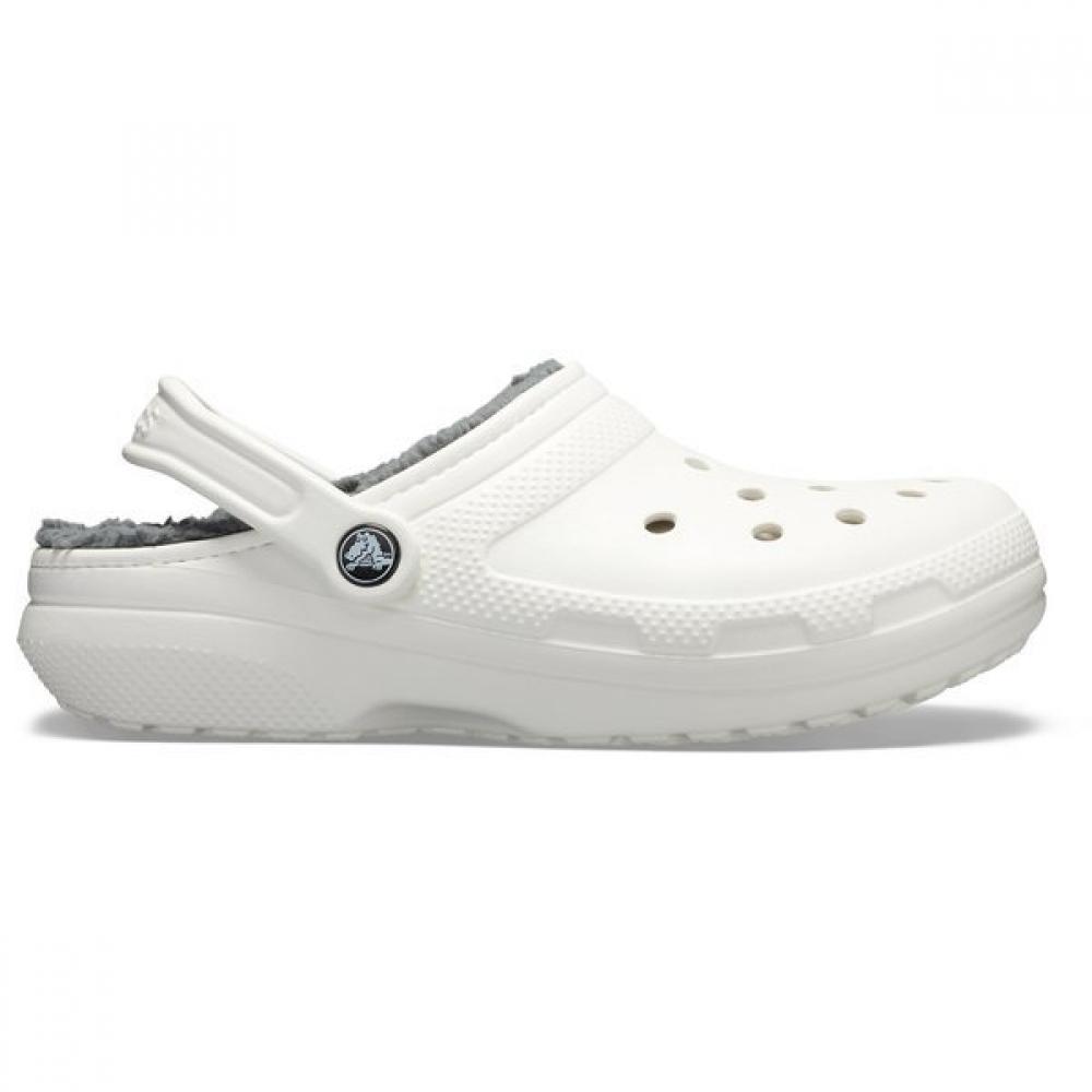 

Crocs 203591 10m Classic Lined White M6W8(250)