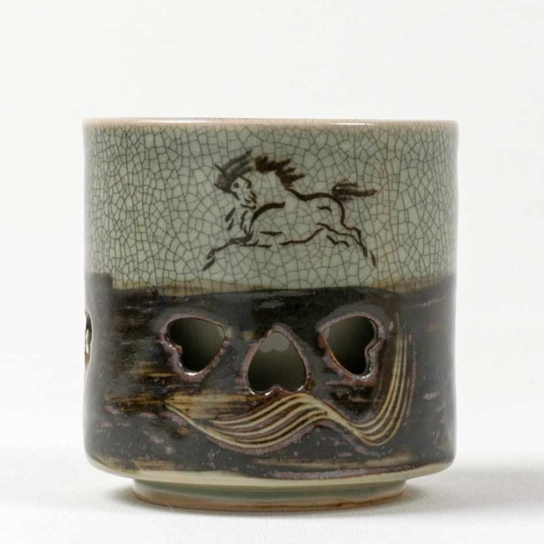 

Охори Сома Варе Мацунага Килн Двойная чайная чашка (3,0 дюйма)