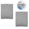 2PCS Filter 320x260x9mm Aluminized Grease Parts Silver