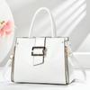 Neues Design Steinmuster Mode Handtasche Helles Leder Reißverschluss Erstellen Sie Handtasche mit Schultertaschen-Stil Damen-Tasche