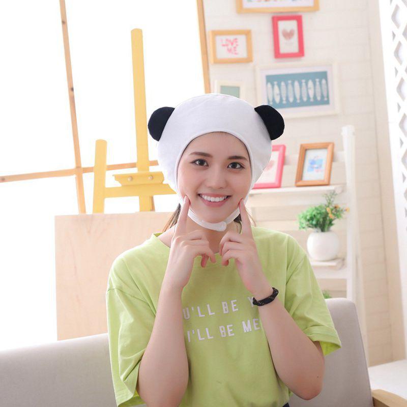 

Милый плюшевый, новый бесстрастный короткий капюшон панды, шляпа, реквизит для фото, реквизит для фото 26*20CM0.1kg