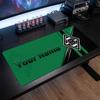 Borussia Mönchengladbach Individuelles Großes Mauspade, Personalisierter Namens-Textdruck, Fußball-Logo Rutschfeste Schreibtischmatte Gaming-Geschenk