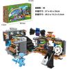 Minecraft Building Blocks Cave Base Set with Lift Mechanism, Village House Toy for Boys