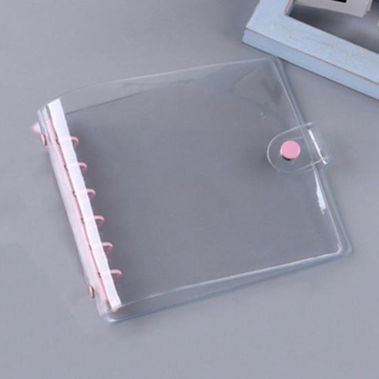 Waterproof Ledger Soft Cover Book A7/A6 Binder Clear A6 Budget Binder Soft Notebook Transparent Shell Office Supplies