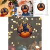 Cat Acrylic Unique Car Pendant Ornament Playful Cartoon Design For Auto Decor