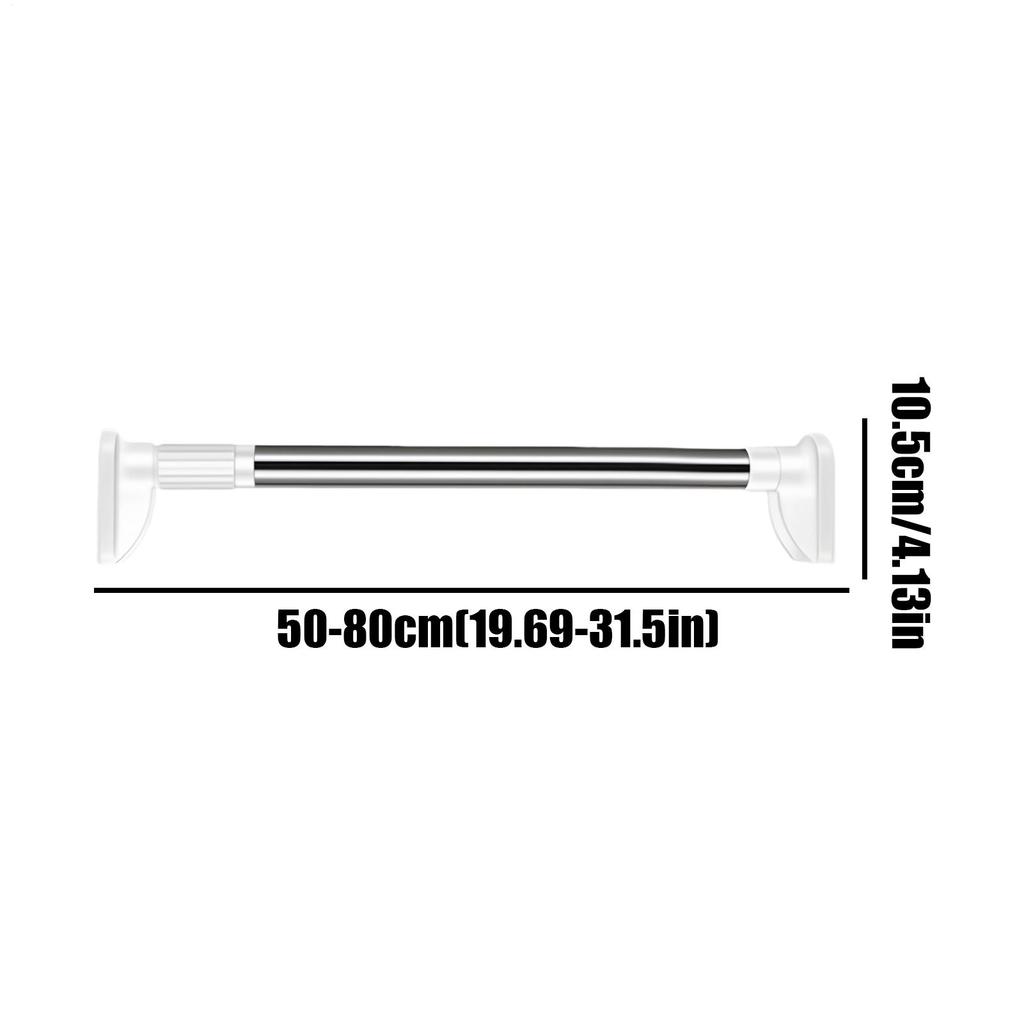 Clothes Rod For Closet Telescopic Shelf Stainless Steel Pole Rods For Closet For Clothes For Laundry Drying Coat Wardrobe